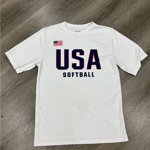 USA Softball Men's White Jersey